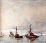 Hendrik Willem Mesdag Canvas Paintings - Temps Calme